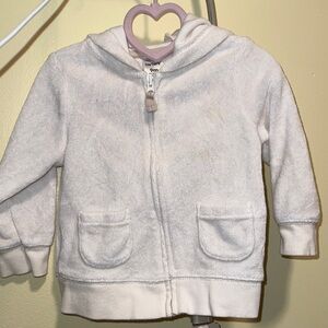 Carter's Soft White Kids Hoodie
